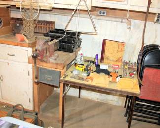 Large Reed Mfg. Vise