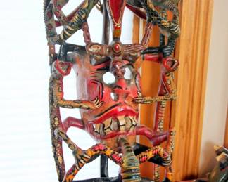 Vintage Mexican Festival Mask