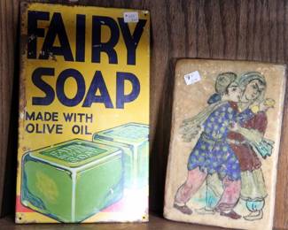 Fairy Soap Sign, Persian Tile