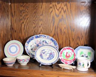 19th c. Spatterware / Slipware