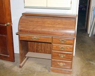 Contemporary Roll Top Desk