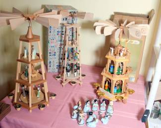 Vintage Christmas Pyramids