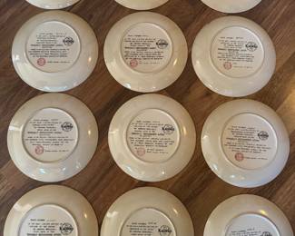 Norman Rockwell plate collection