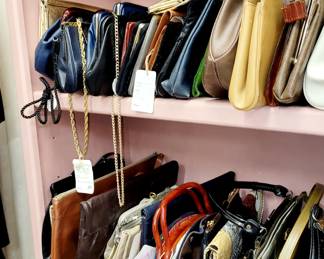 Over 100 vintage hand bags...all 50% off