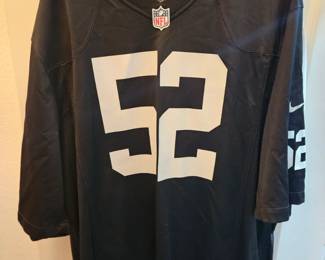 Authentic NFL Raider Jersey, Size XXL 