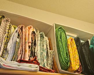 Hundreds of Yards of Cotton Material 