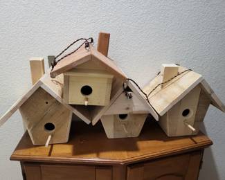 Hand Made Bird Houses