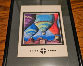 Framed & Signed Albuquerque Balloon Fiesta