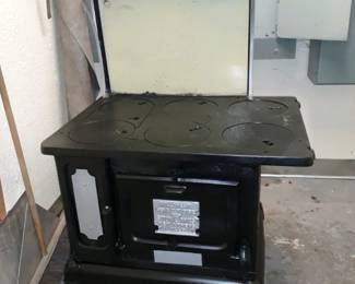 Restored & Repaired Wooden Stove 