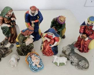 (11) Piece Nativity Set 