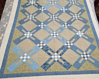 Hand Quilted Blanket, 56 x 68