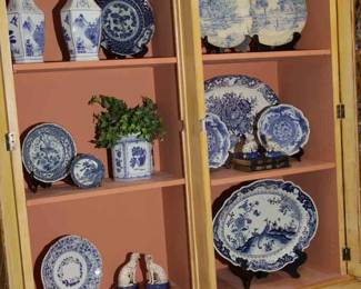 LARGE SELECTION BLUE AND WHITE