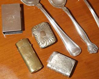 STERLING MATCH SAFES