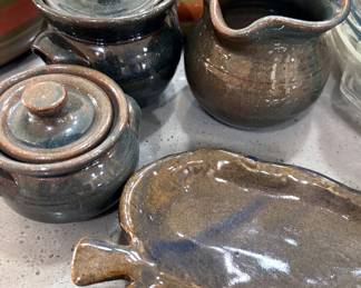 Hand and wheel-thrown pottery