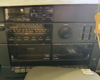 Electronics:
SONY stereo system (with radio)
Panasonic digital phones
Canon digital camera
Power Shot A570 digital camera
Schneider M-21CD, cassette, radio system
Vizio TV
Realistic stereo speakers