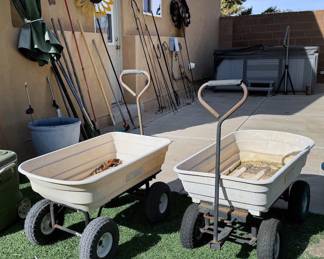 Landscaping and gardening equipment and tools