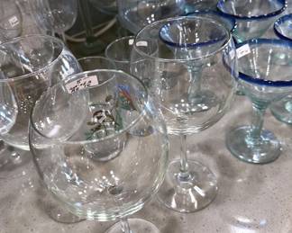 Drinking and wine glasses
Mexican martini glasses