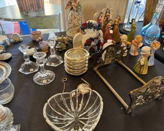 Collectibles, home decor, Precious Moment figurines, Hummels