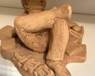 "What Mess?" Clay Sculpture by LEE BORTIN