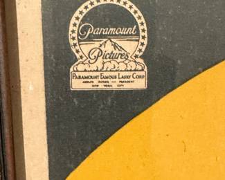 1920's ORIGINAL "The Fifty Fifty Girl" Paramount Pictures Movie Poster