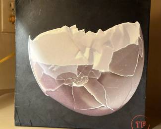 "Broken Egg" Archival Print Mounted on Canvas by JENNY GUMMERSALL