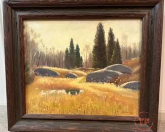 JOSEPH RIMIN Landscape Oil on Canvas