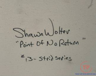 SHAWN WOLTER "Point of No Return" Mixed Media Art