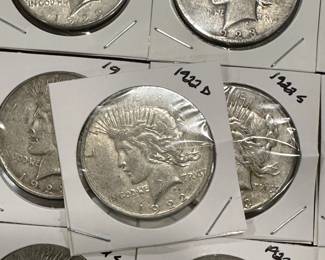 Silver PEACE Dollars