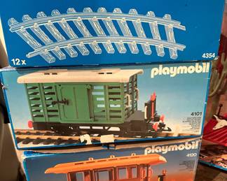 1970’s PLAYMOBIL Train Set (4034, 4101, and 4120)