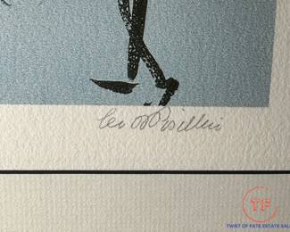 Signed Limited Edition Serigraph "Coming Unravelled" by LEO POSILLICO