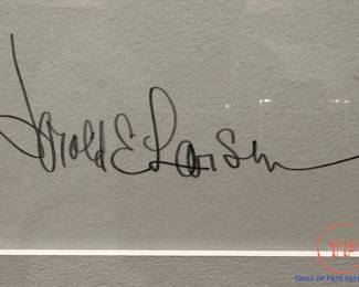 "Highland's Winter" Triptych Watercolor Collage by HAROLD (HAL) LARSEN