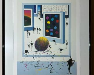 Signed Limited Edition Serigraph "Coming Unravelled" by LEO POSILLICO