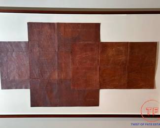 SIGNE STUART "Gemini" Acrylic on Sewn and Punctured Paper