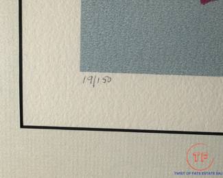 Signed Limited Edition Serigraph "Coming Unravelled" by LEO POSILLICO