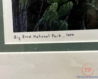 2000 Signed Limited Edition Photograph Q.T. LUONG "Big Bend National Park" 2/20