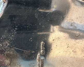 Vintage 1978 ARTHUR COURT Frog Pitcher with Green Stone Eyes