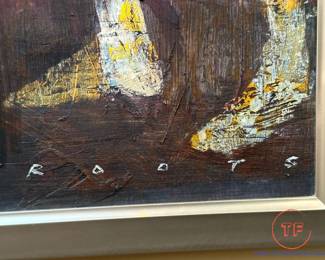 "Meeting Place" Oil on Panel by LARRY ROOTS