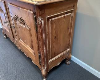 Antique French Provincial Style Sideboard Cabinet