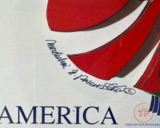 "America" Mixed Media by MORDECHAI N ROSENSTEIN