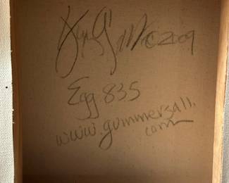 "Broken Egg" Archival Print Mounted on Canvas by JENNY GUMMERSALL