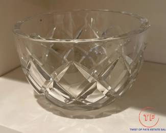 KOSTA BODA Glass Bowl Signed Eden Falk