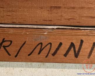 JOSEPH RIMIN Landscape Oil on Canvas