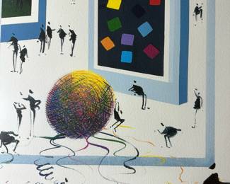 Signed Limited Edition Serigraph "Coming Unravelled" by LEO POSILLICO