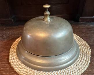 Large Antique Hotel Bell