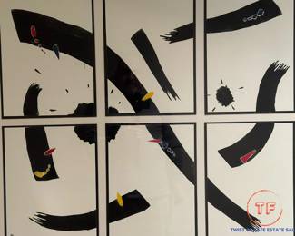 DENISE SKINNER "No Pane No Gain" Mixed Media Framed Art