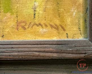 JOSEPH RIMIN Landscape Oil on Canvas