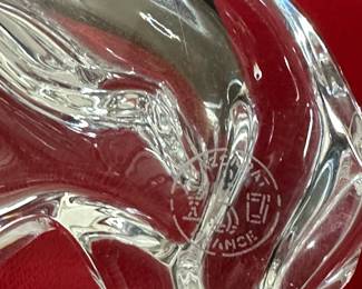 BACCARAT Sleeping Panther Crystal Figurine