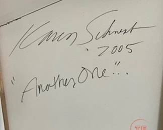 KAREN SCHNEPF 2005 "Another One..." Original Oil on Canvas