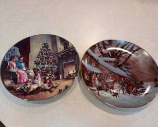 Lloyd Garrison "Family Traditions" and "The Homecoming" Decorative Plates