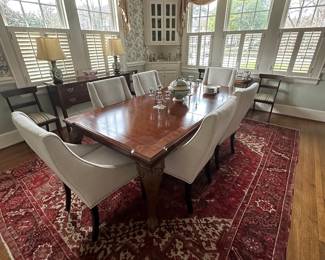 Set of Six Restoration Hardware Chairs - LIKE NEW. Dining Table